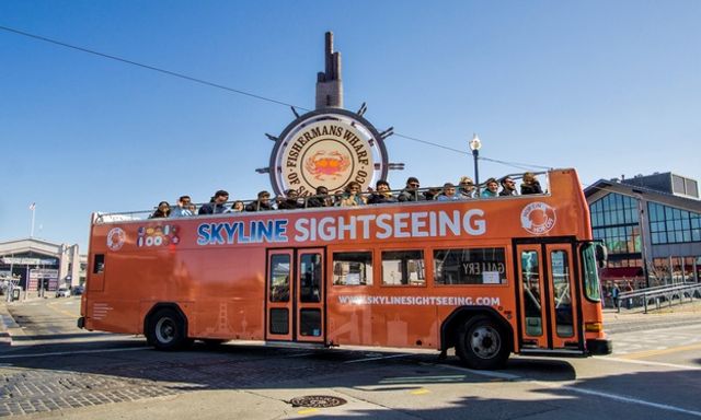 Skyline Sightseeing San Francisco: Hop-On, Hop-Off Bus & Bike Rental Combo